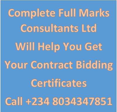 How to Get Fed. Gov. Contract Bidding Certificates in Nigeria