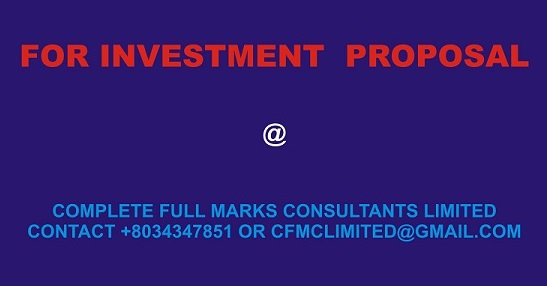 Why You Need Investment Proposal!