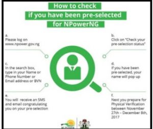 Read more about the article 6 Vital Information: N-power December 4, 2022 Physical verification