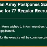 Nigerian Army 77RRI Recruitment 2018/New Intake Screening Date