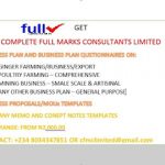 Start Your Business With Completefmc Business Plan Template