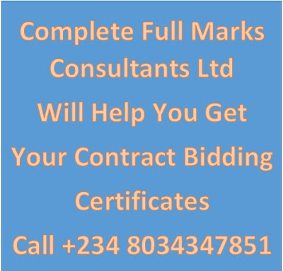 How to Get Federal. Government Contract Bidding Certificates in Nigeria