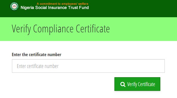 Verification of NSITF Compliance Certificate: This is how