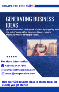 Read more about the article How to Order for Generating Business Ideas from Completefmc Ltd
