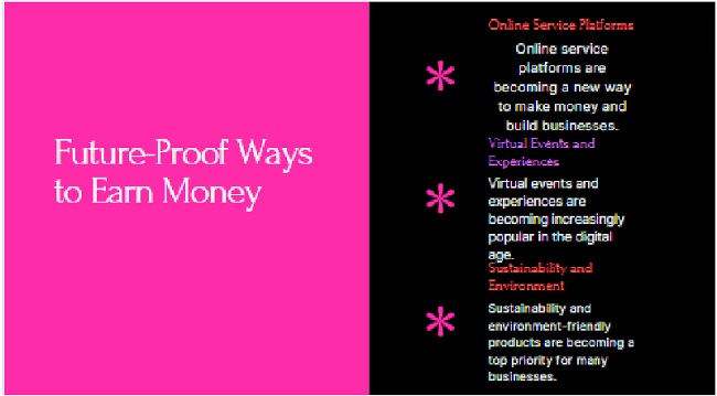 Roadmaps for making money in 2025