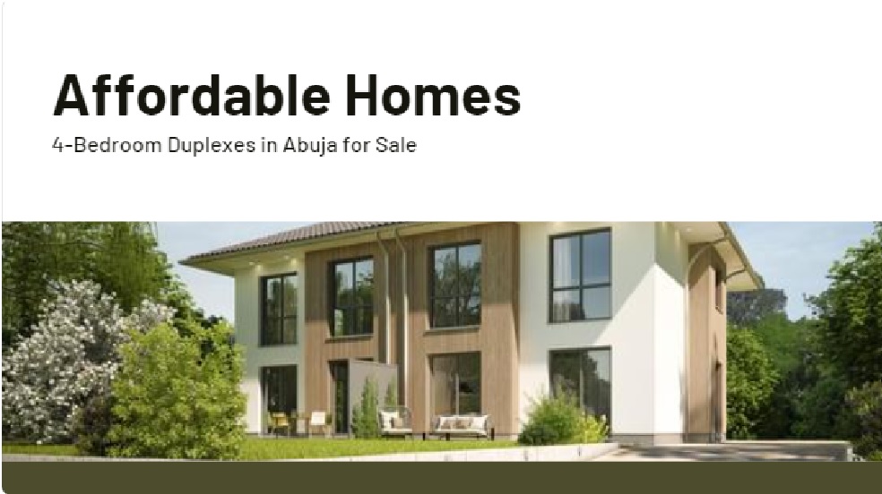 Read more about the article Buy a Cheap 4-bedroom Fully Detached Duplex in Abuja